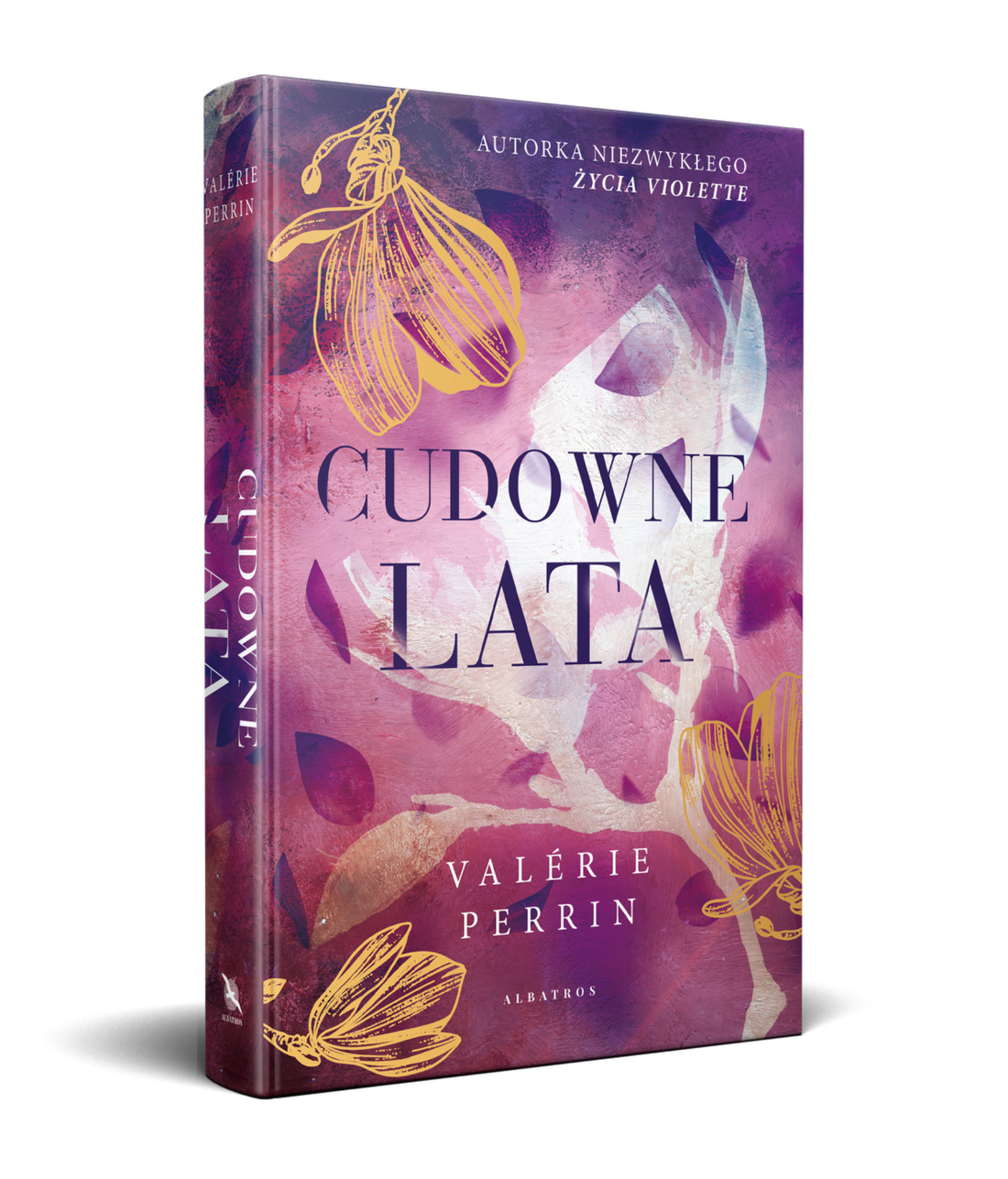 Cudowne lata pink and violet original cover with fine ornamental details